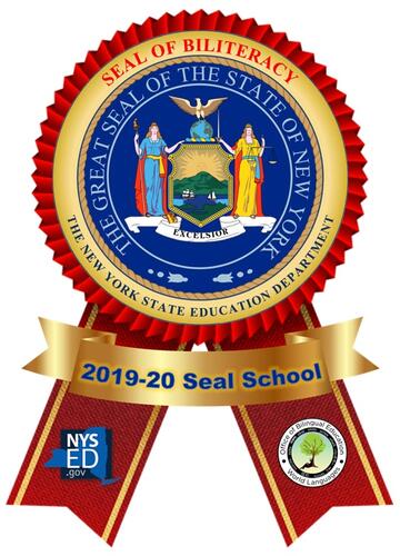 NYS ត្រានៃ Biliteracy Badge 2019-2020